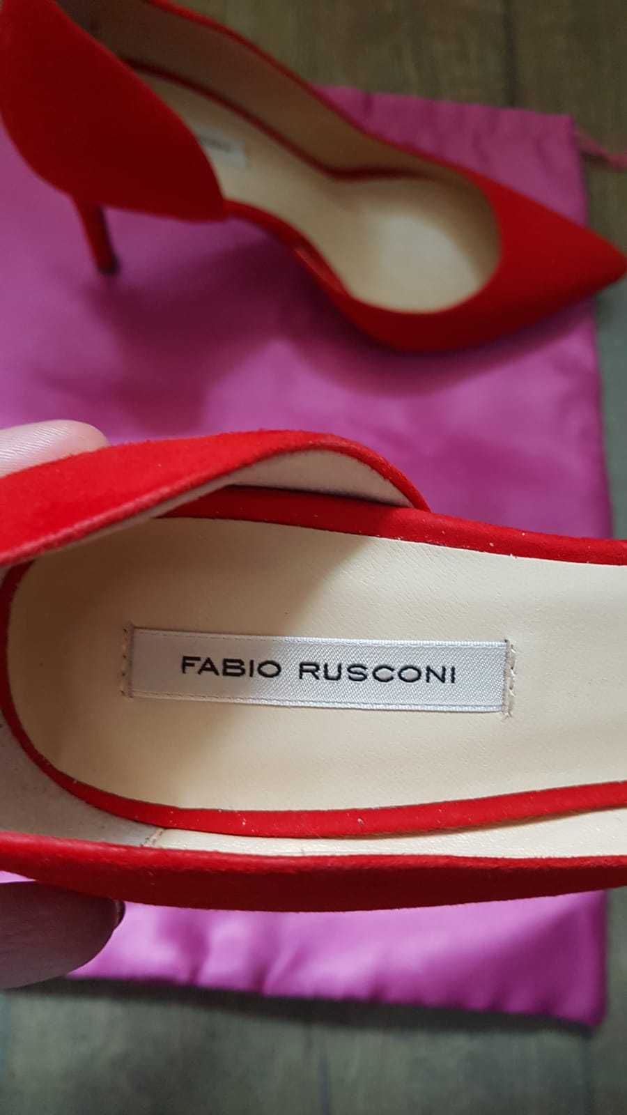 Итальянские женские туфли, замша, размер 36