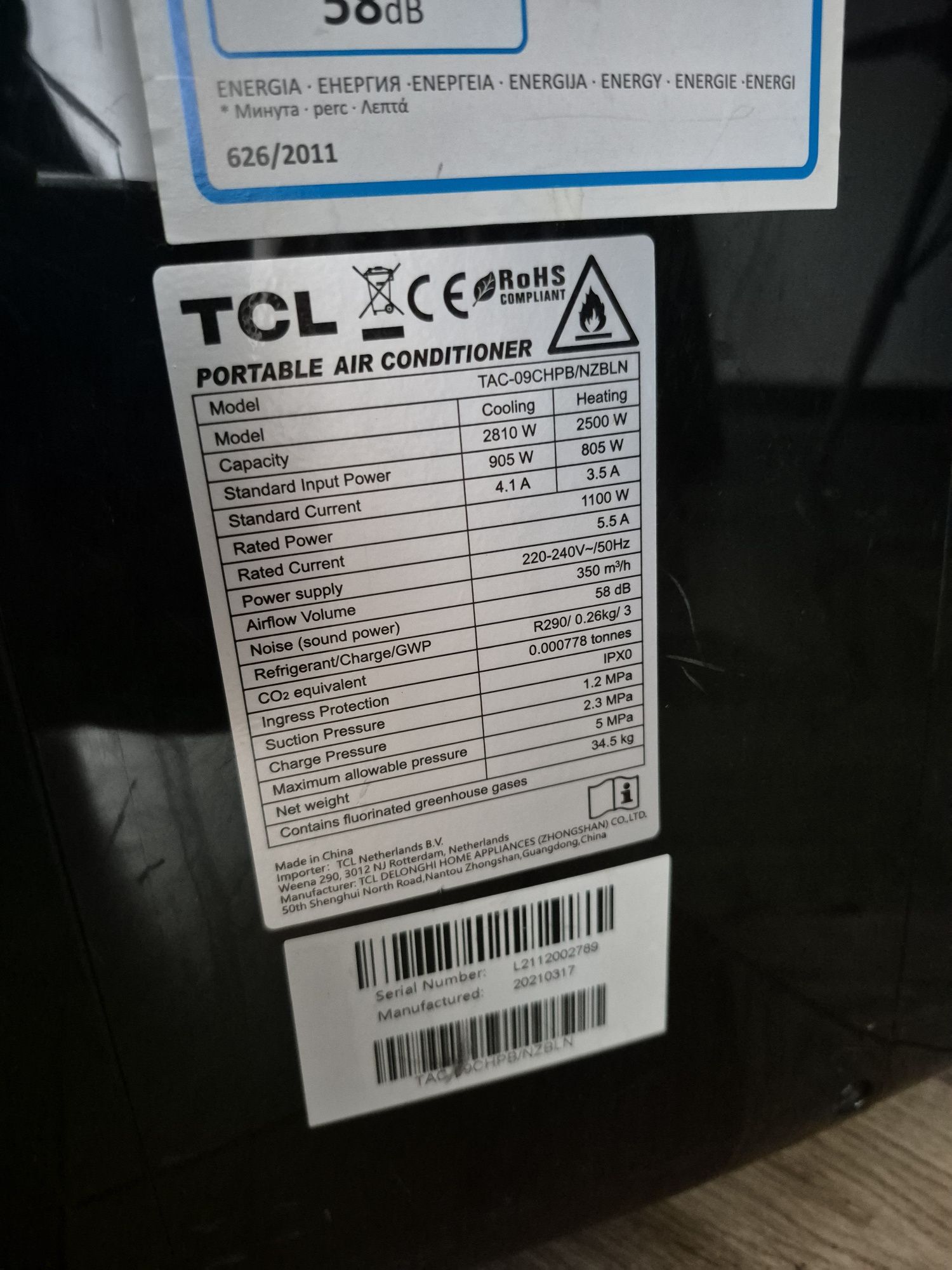 Klimatyzator TCL