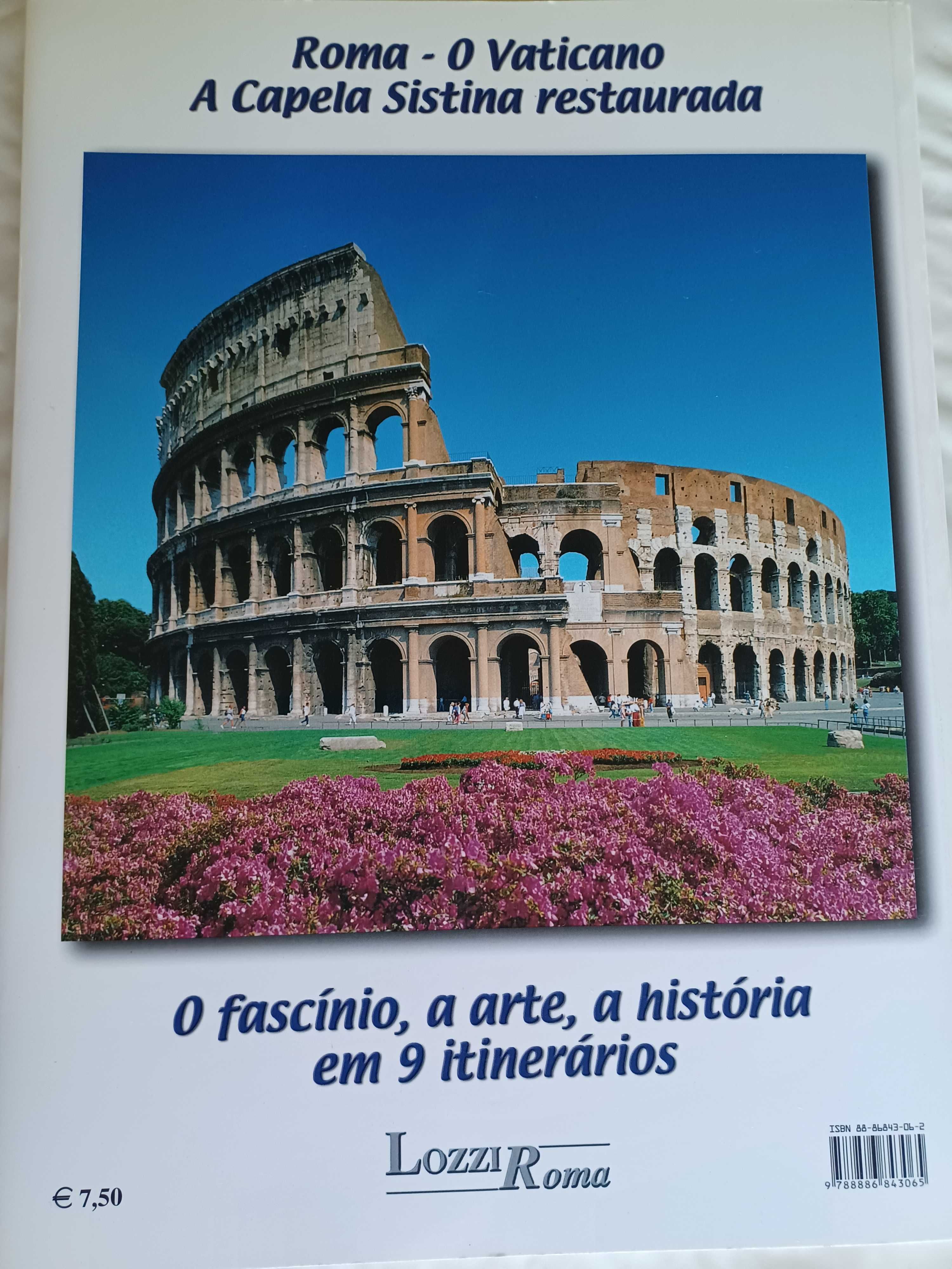 Livros sobre Roma - em Inglês e em português
