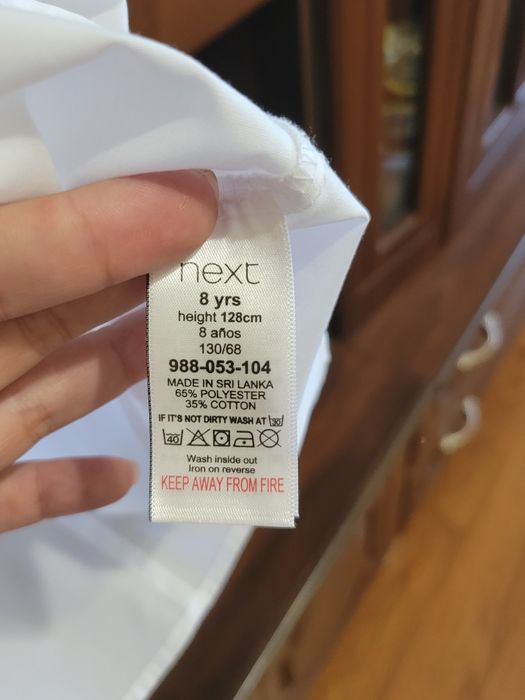 Блузка, шорти next для школи 7-8р.