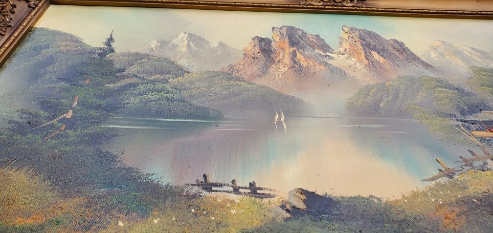 Картина ,,Озеро в горах',