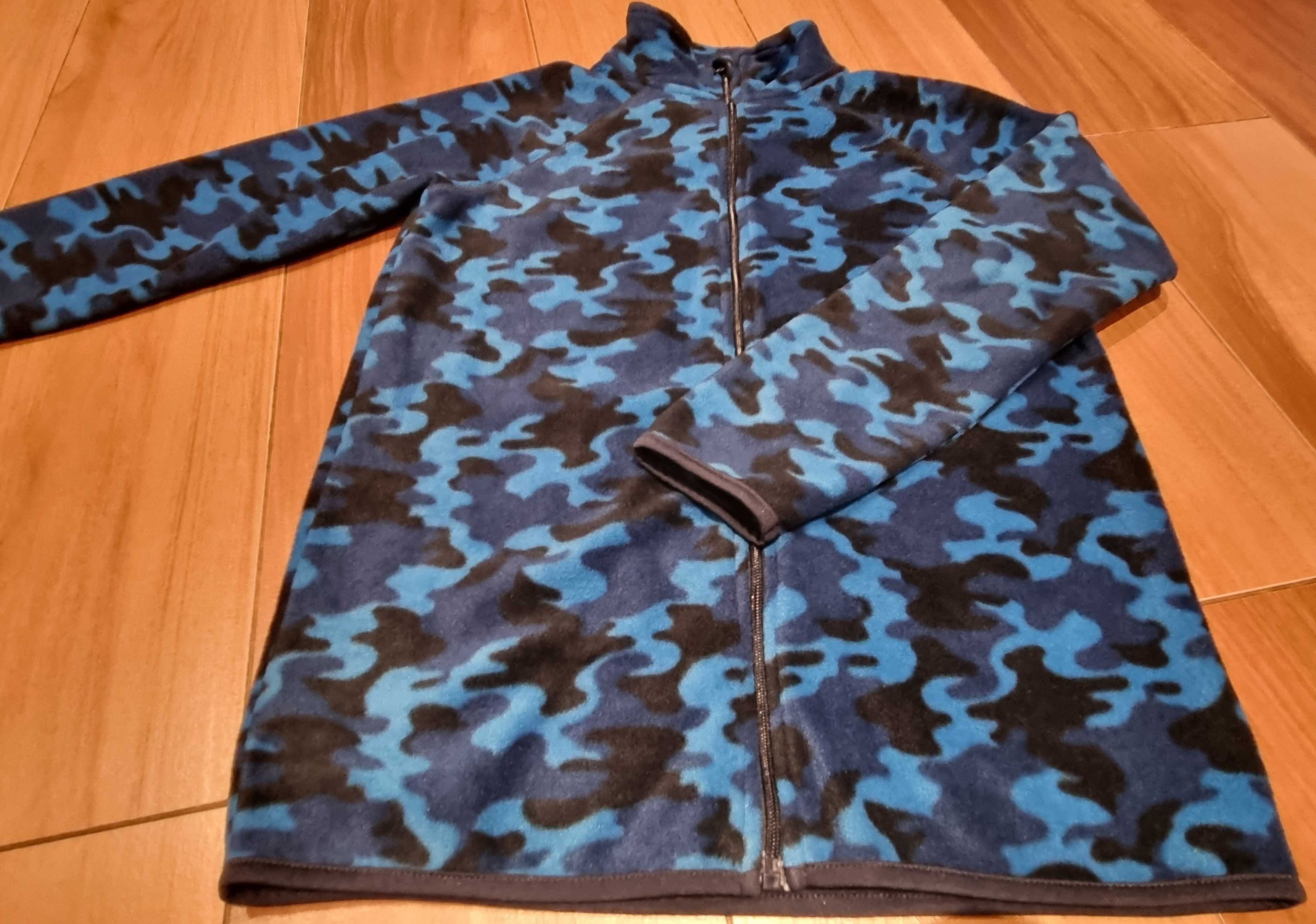 Polar NOWY bluza polarowa R 158 Y.F.K rozpinany ciepły granatowy
