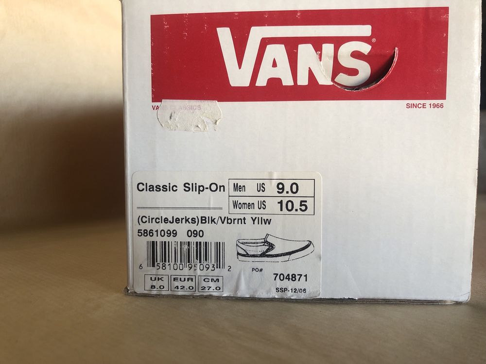 Vans old school Circle Jerks