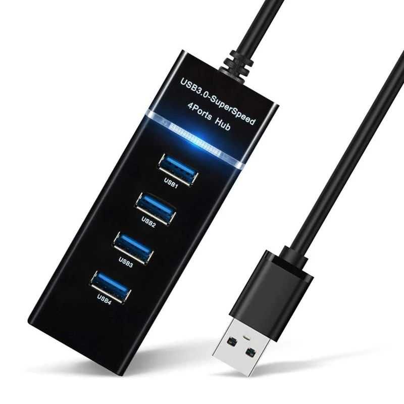 Rozgałęźnik Rozdzielacz Portów HUB 4x USB 3.0