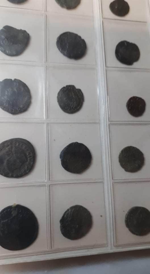 Coleção de moedas romanas