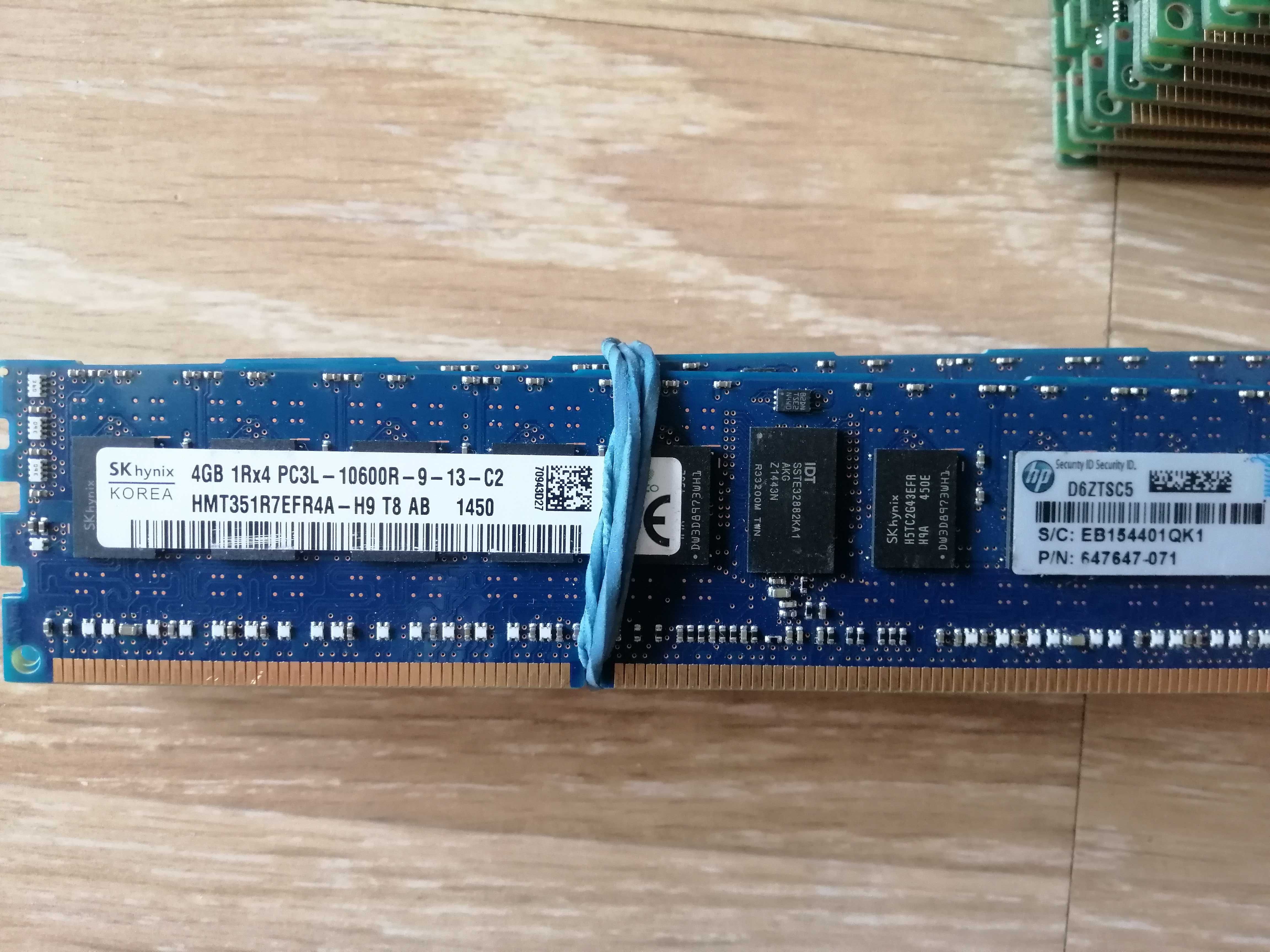 СЕРВЕРНА Samsung, Kingston 4-8Gb 1Rx8 PC3L-12800SE DDR 3  оперативка