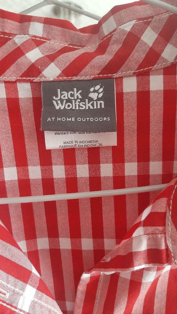 Koszula damska czerwona Jack Wolfskin 38