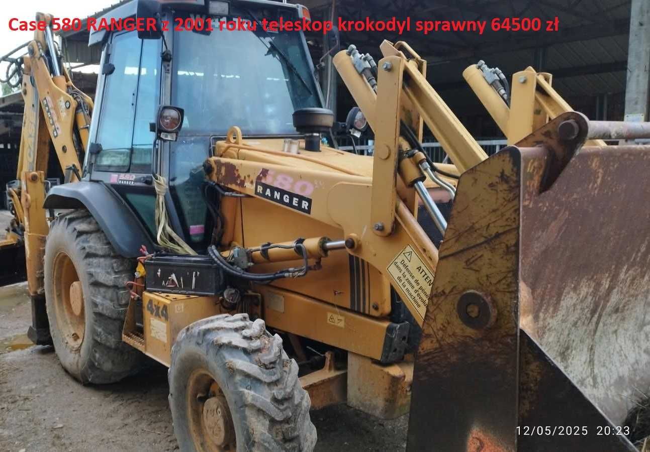 Koparkoładowarka CASE 580 SK TURBO
