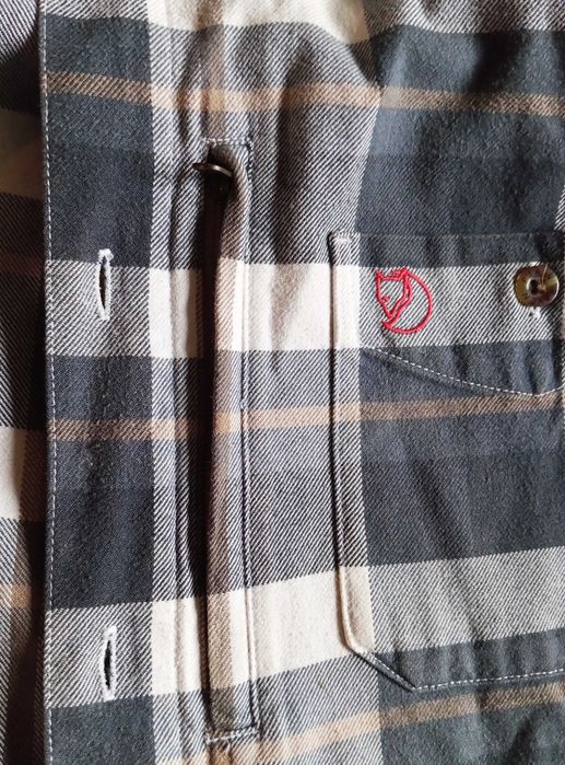 Fjallraven koszula w kratę, bawełna, rozm.M