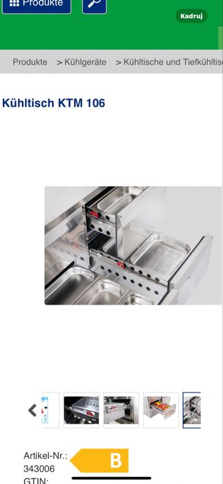 Stół chłodniczy,lodówka chłodziarka inox,kbs ktm 106