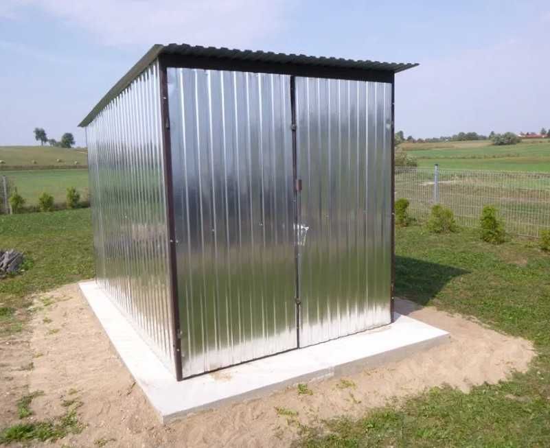 Garaż blaszany  Blaszak na budowę Garaże blaszane PRODUCENT