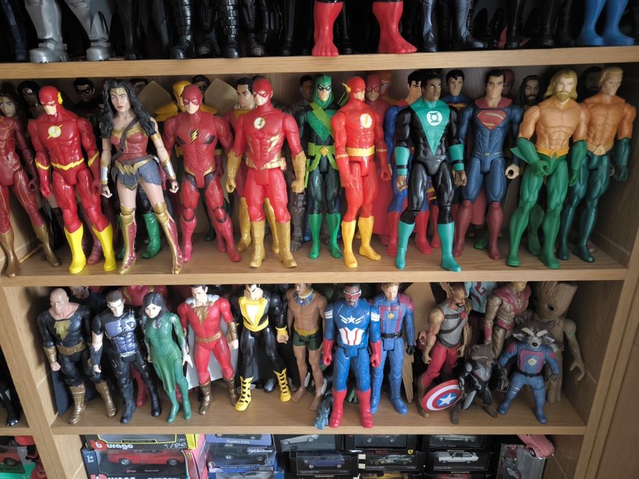 Bonecos de 30cm da Marvel, DC e Star Wars - Individual