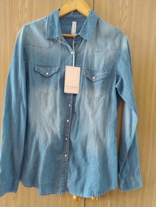 Джинсова сорочка 40р Reserved.