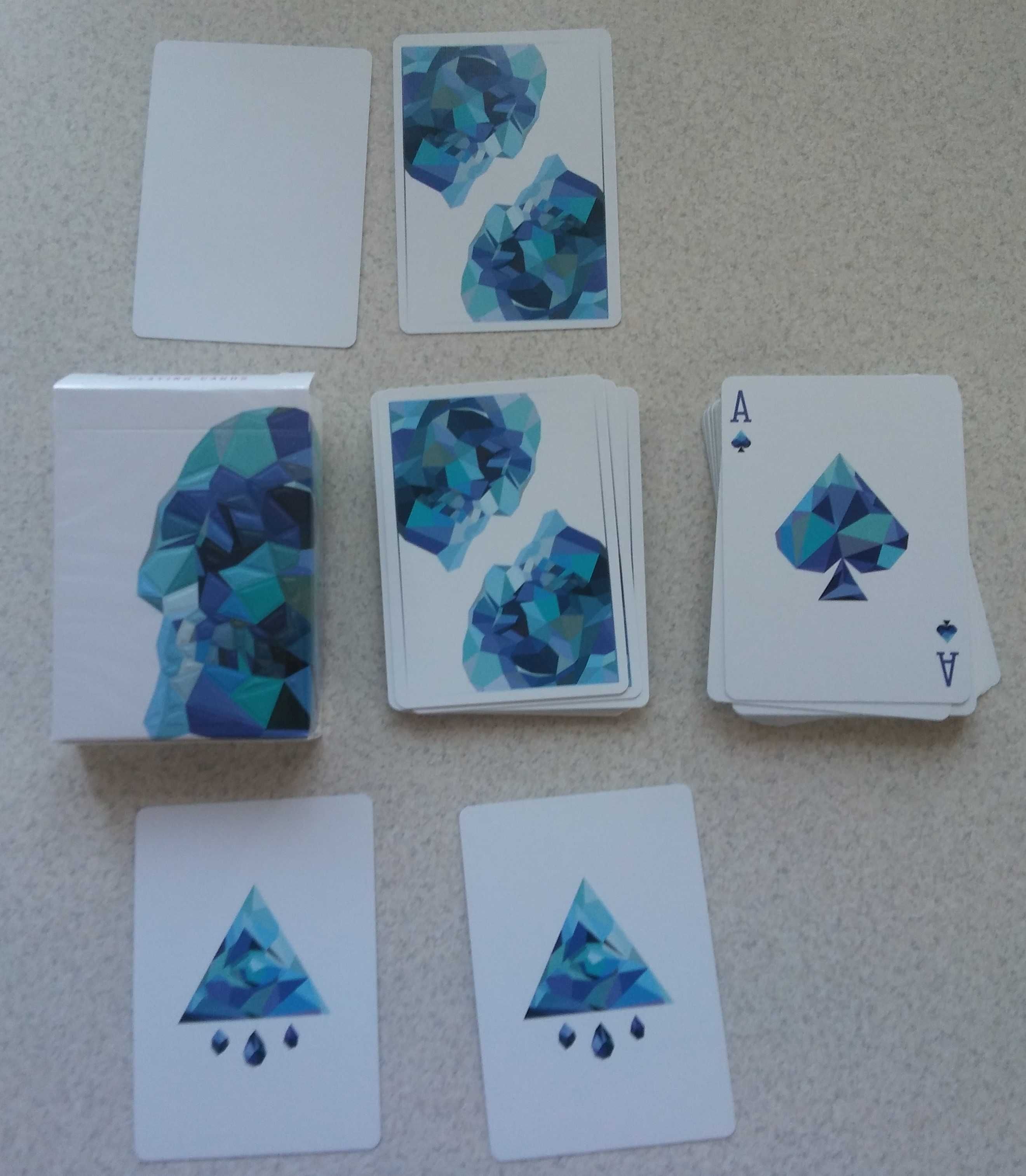 MEMENTO MORI Blue kolekcjonerskie karty do gry USA