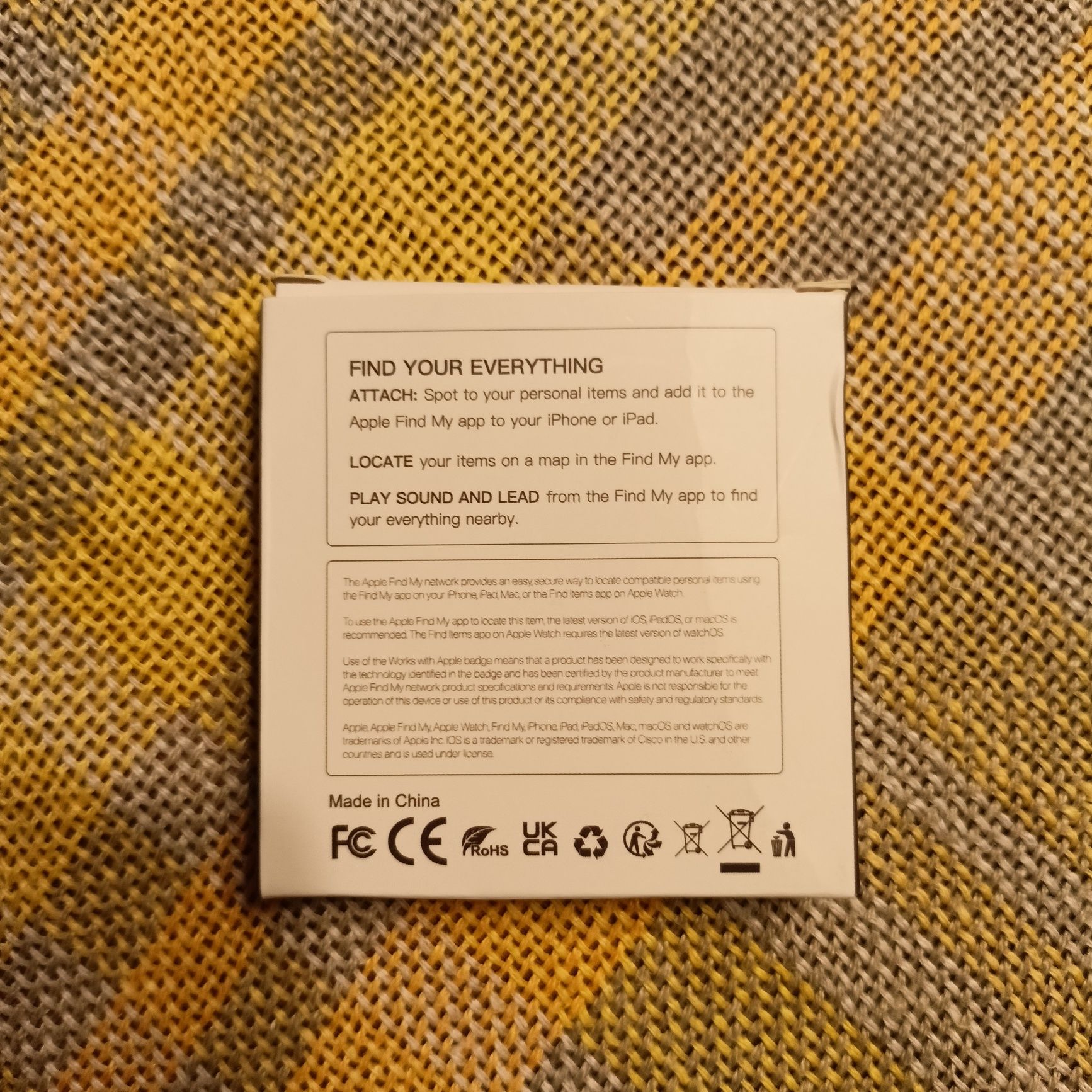Lokalizator GPS Bluetooth Apple Find My
