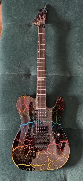 ESP LTD Eclipse ´87 Rainbow CRK Floyd Rose 1000