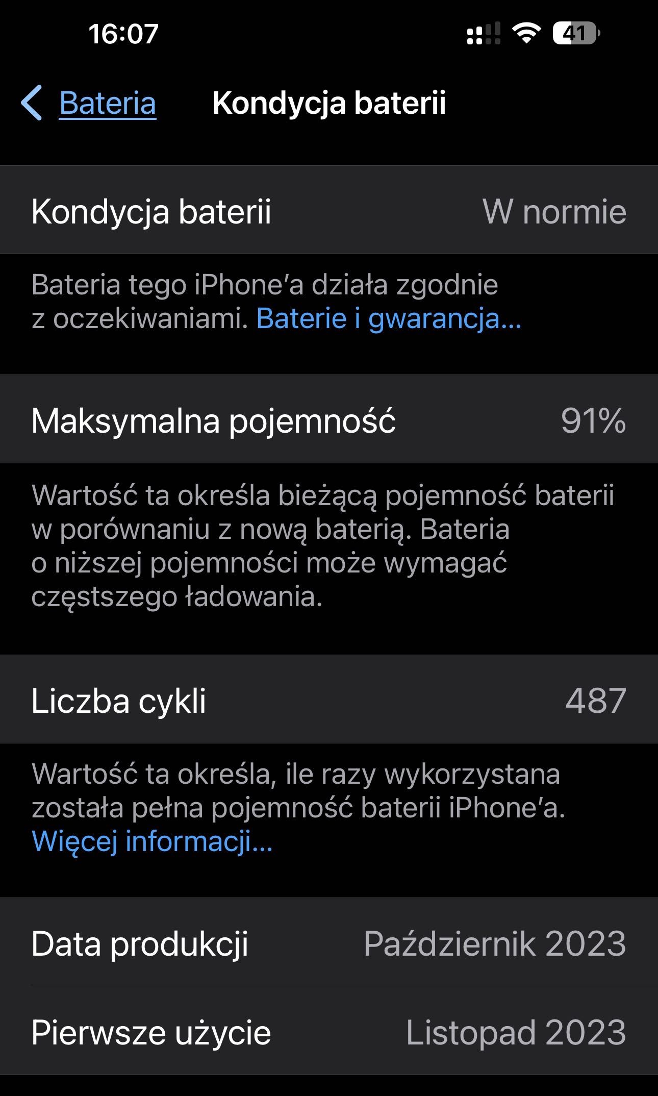 iPhone 15 plus 128MB biały idealny