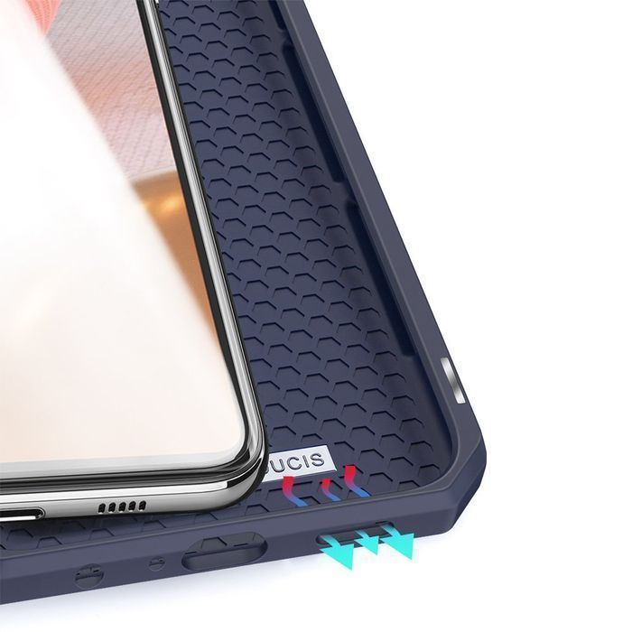 Etui z Klapką Dux Ducis Skin X do Samsung Galaxy A72 4G, Niebieskie