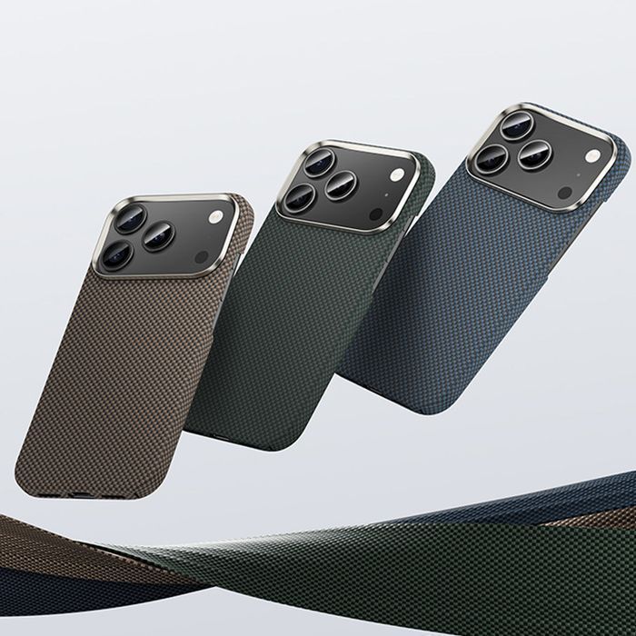 Etui Armor Tint Kevlar 1000D (0070) do Iphone 17 Pro Max złoty
