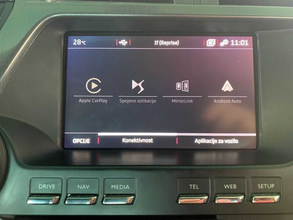 Zestaw P&P Radio Navi NAC Citroen DS5 - Carplay Android Auto TOMTOM