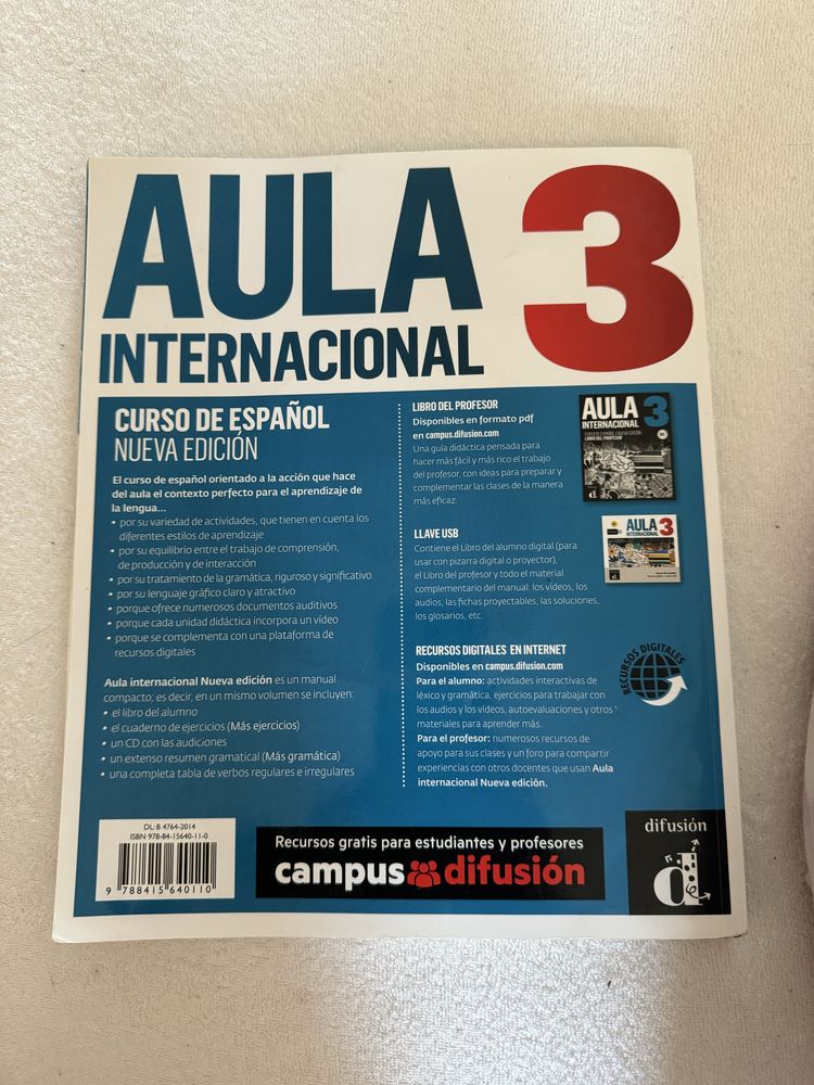 Podręcznik Aula Internacional 3 Nueva Edición B1