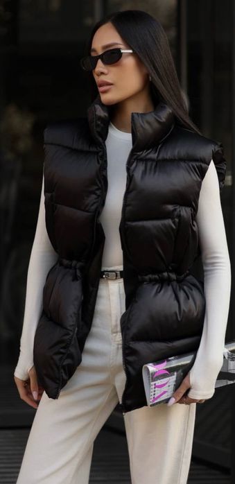 Трендова жилетка на завʼязках