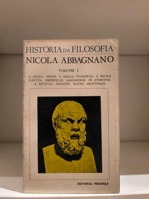 Livro "História da Filosofia Volume 1" de Nicola Abbagnano