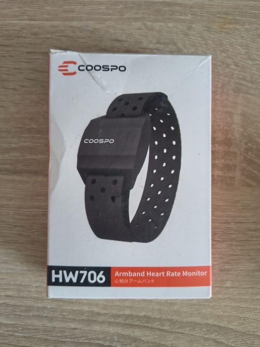 Opaska monitorująca tętno coospo hw 706 dla sportowców do ćwiczeń