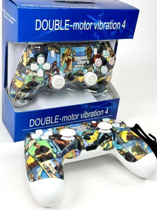 джойстик бездротовий ps4 геймпад пс4 пк ноут дуалшок вібрація gta гейм