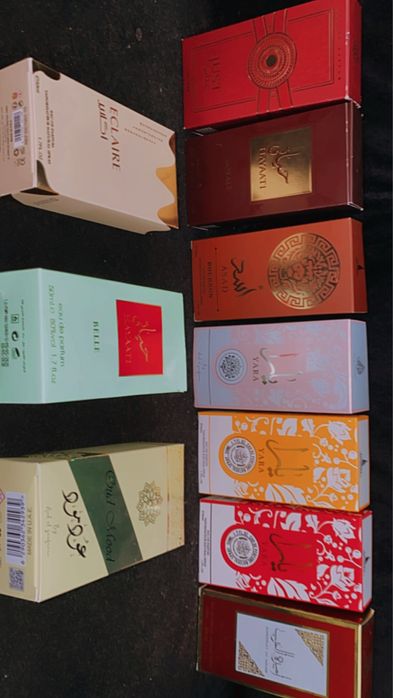 Perfumes árabe da yara, hayaati e etc