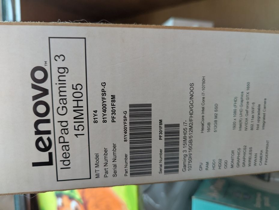 Игровой ноутбук Lenovo intel i7