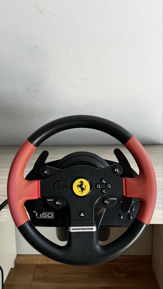 Kierownica Thrustmaster T150 + pedały T3PA Add-On - gotowe do jazdy!