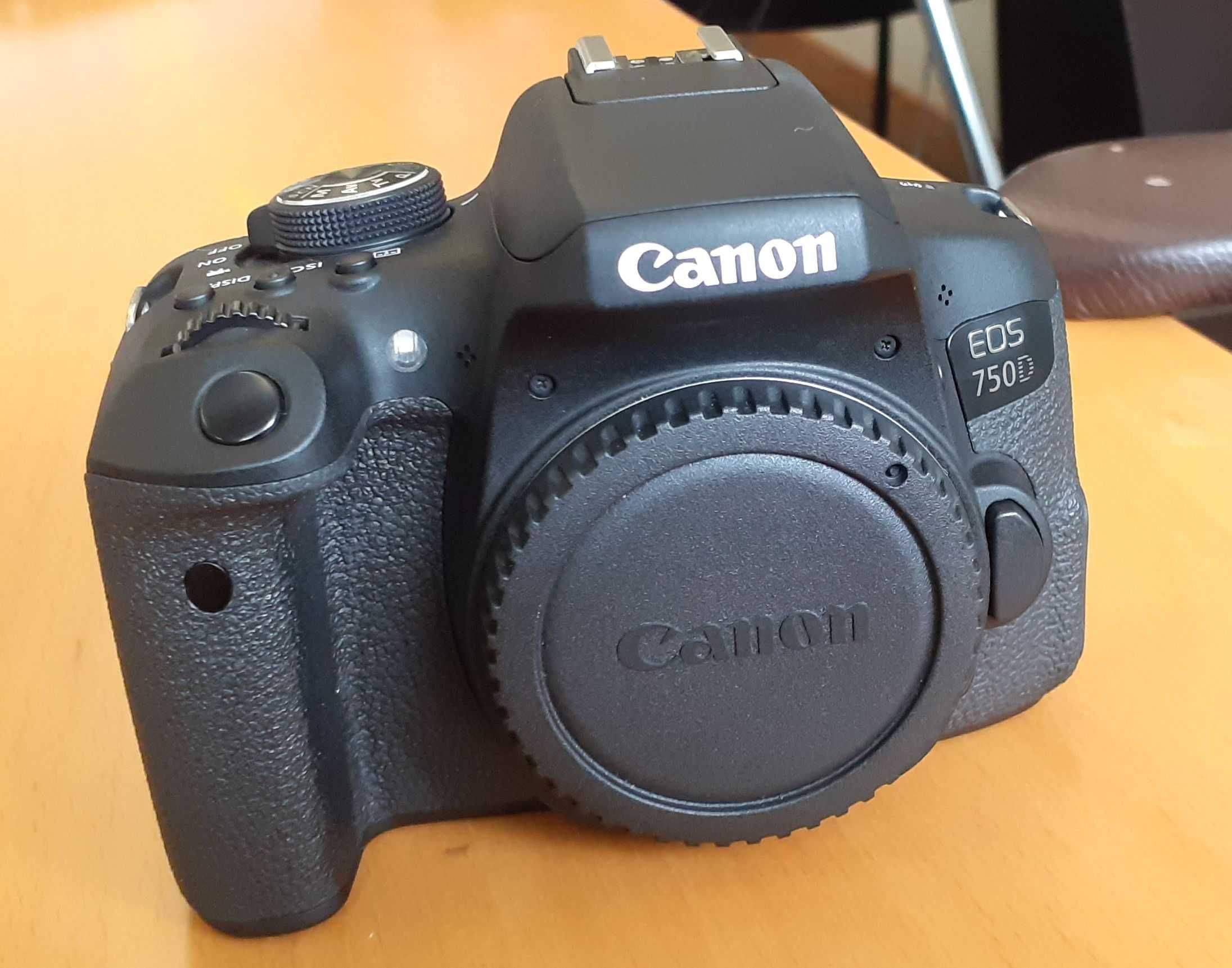 Canon EOS 750D + lente 18-55mm IS STM | Equipamento como novo