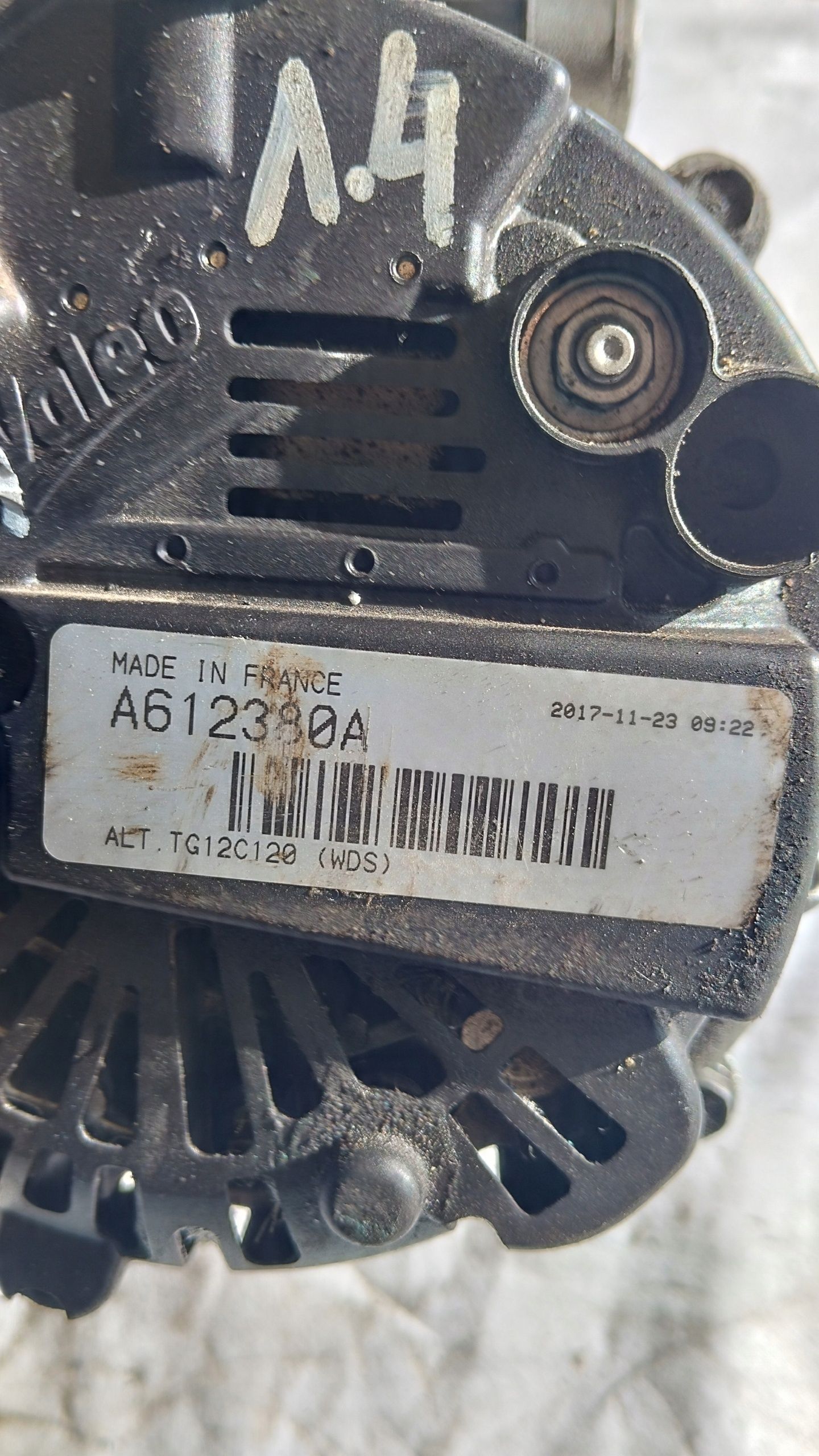 Alternator Peugeot Citroen 1.4 1.6 Vti A612380A