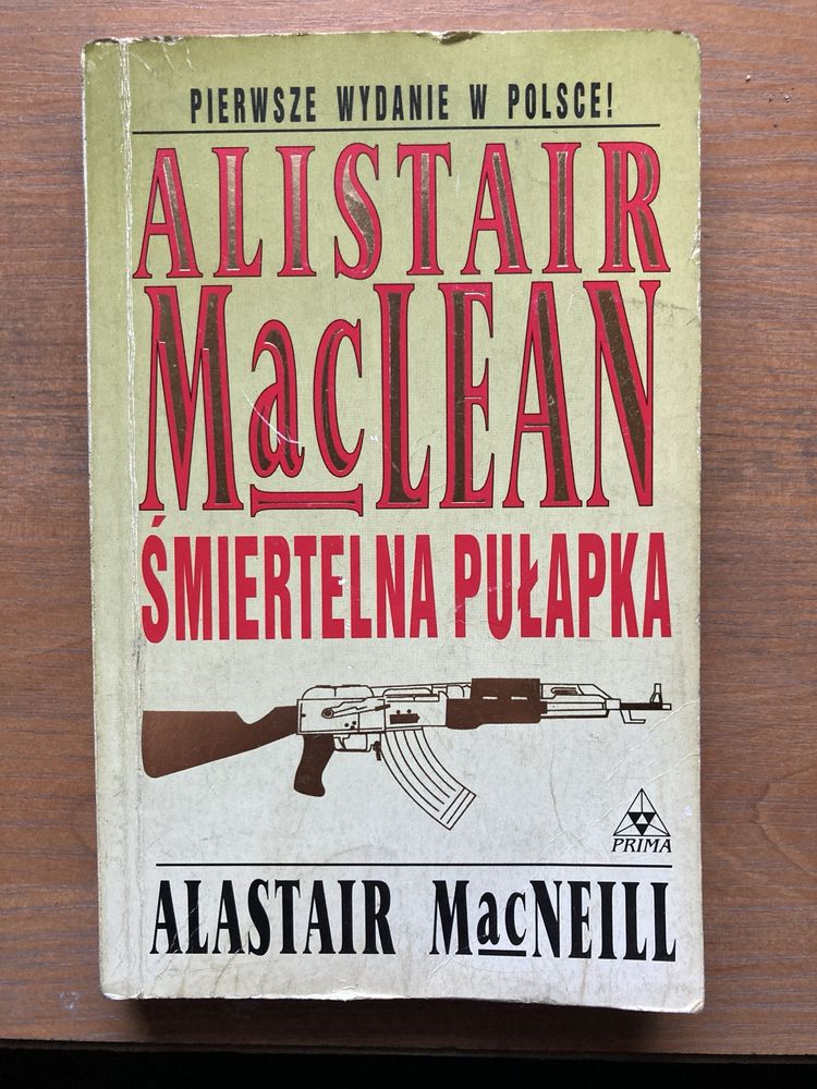 Książka pt,,Śmiertelna pułapka” Alistair Maclean 1994 stan -3