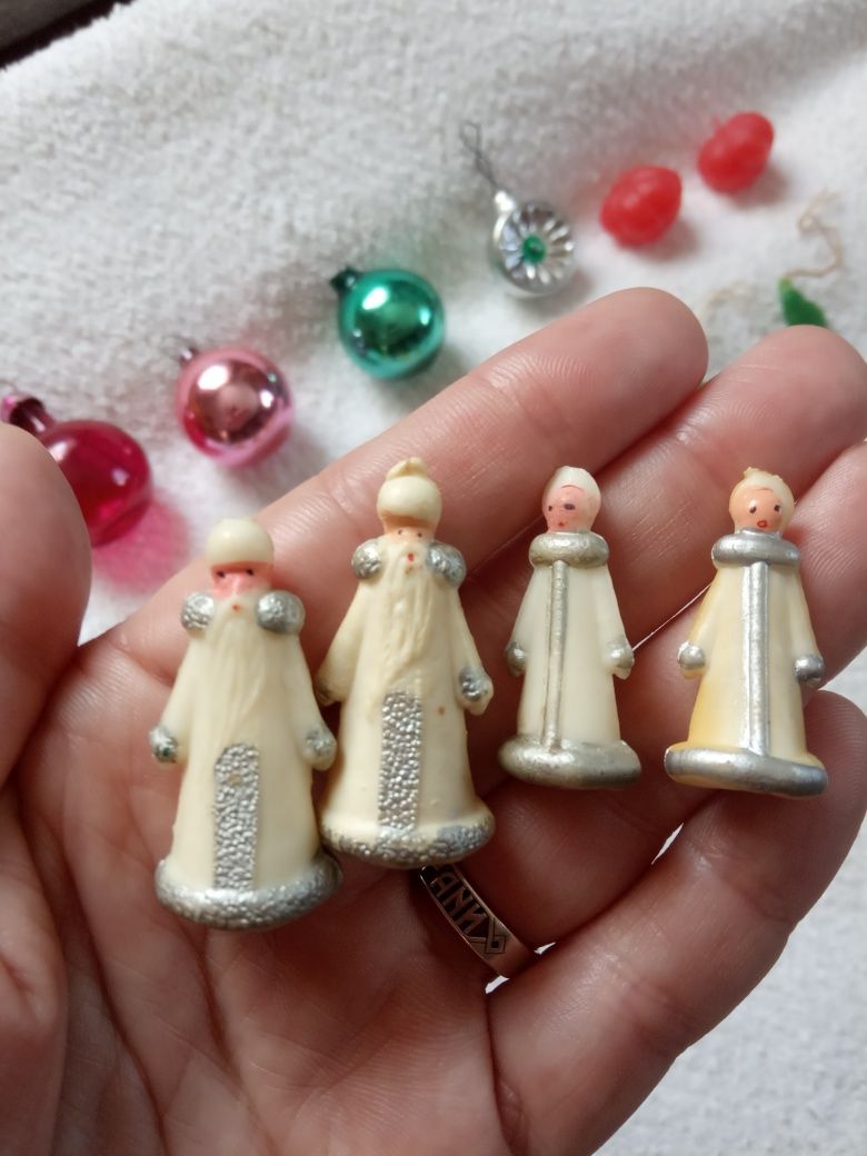Ёлочные мини игрушки.