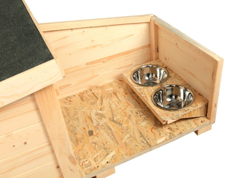 Buda Dla Psa z Przedsionkiem L ,MISKI, GRATISY