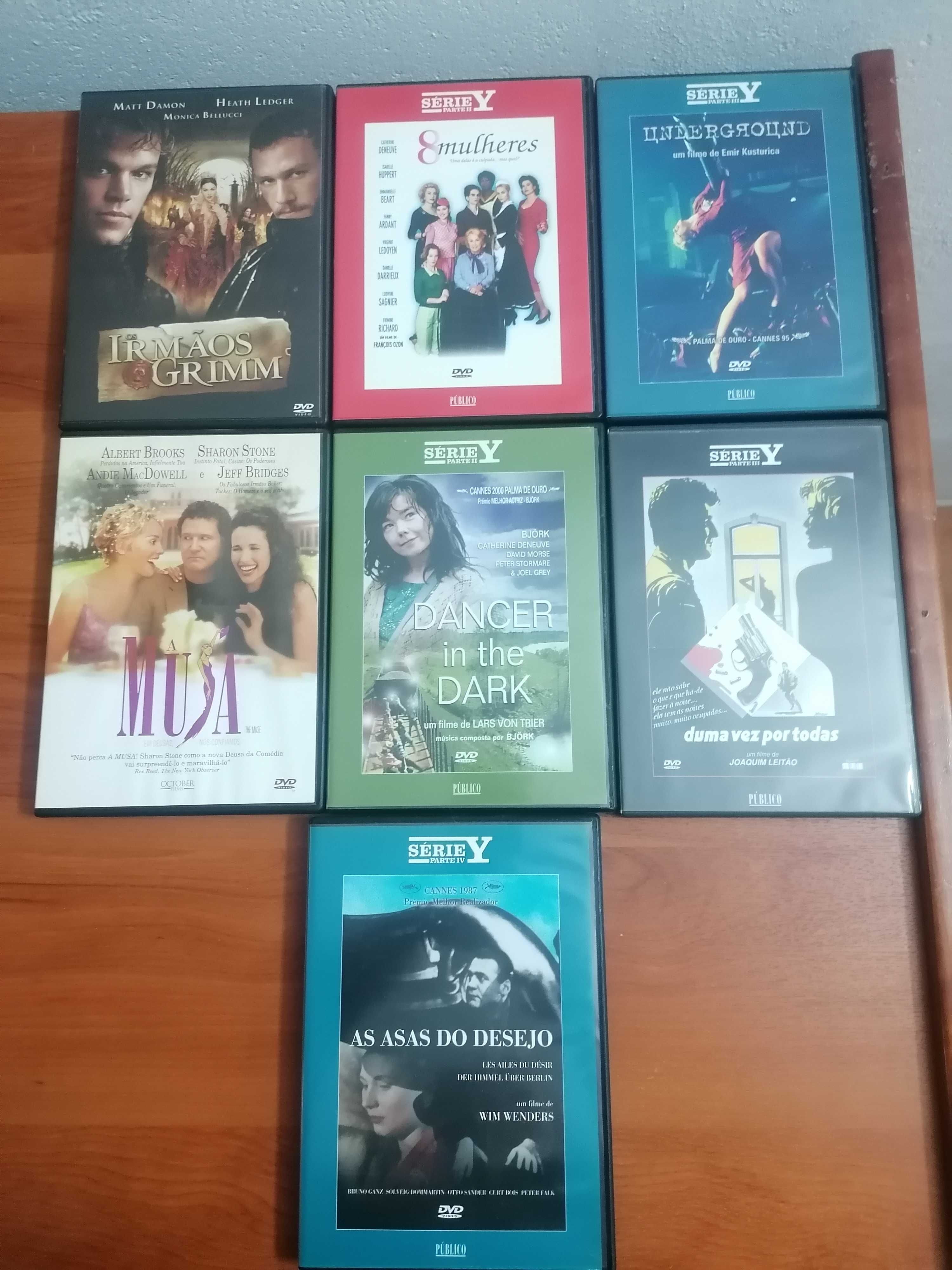 filmes comédia, romance, acção, terror, etc.