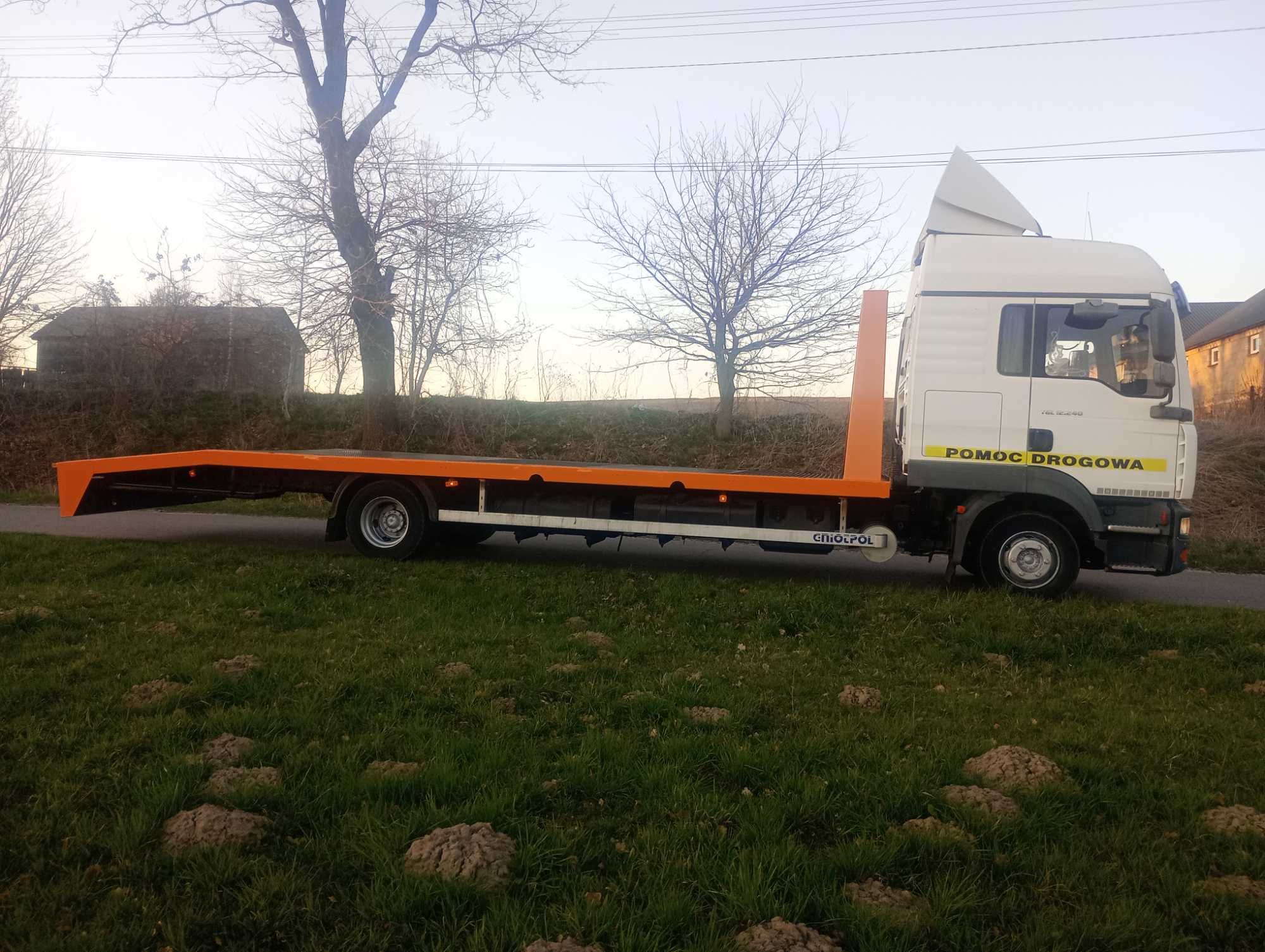 Zabudowa Najazd Laweta Autolaweta Pomoc Drogowa Man TGL 12.240 DMC 12T