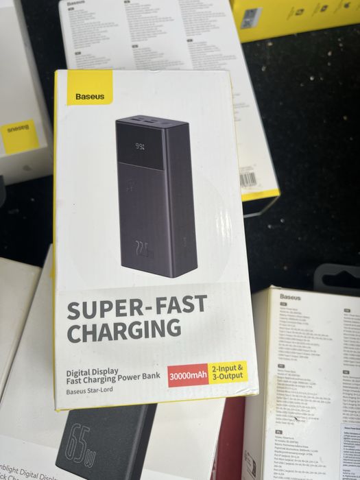 Павербанк Baseus Star Lord Display 22.5W 30000 mAh Black (PPXJ060101)