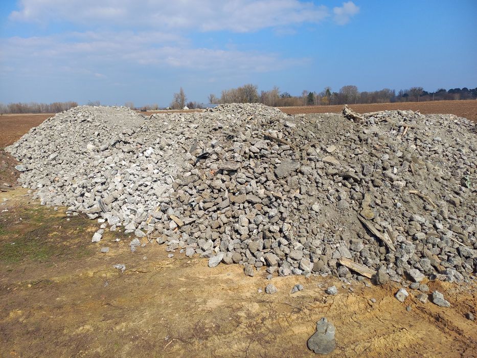Подріблений бетон 0/80 щебень пісок