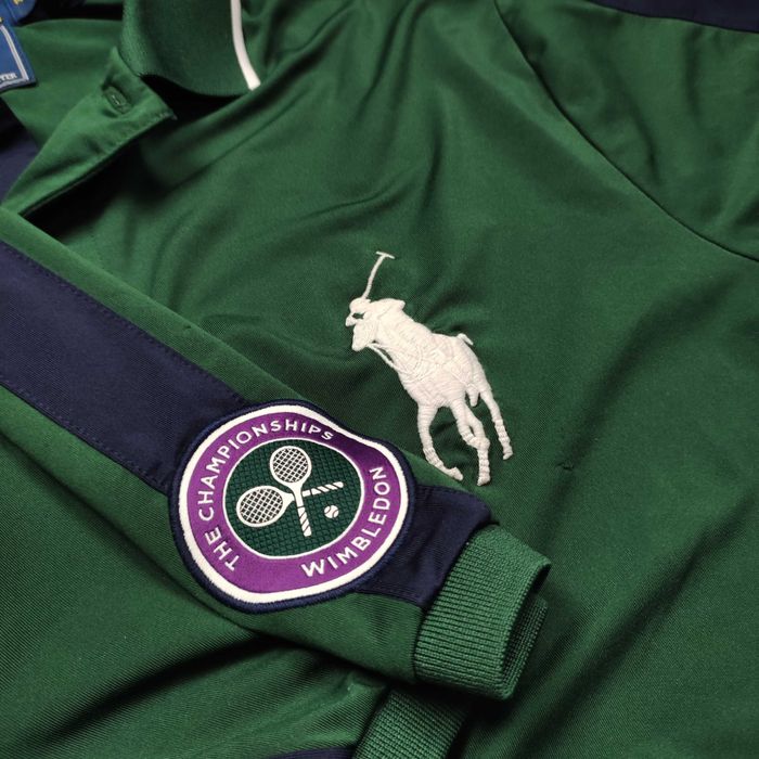 MĘSKA Elegancka PREMIUM Koszulka Polo Ralph Lauren Wimbledon Haft Logo