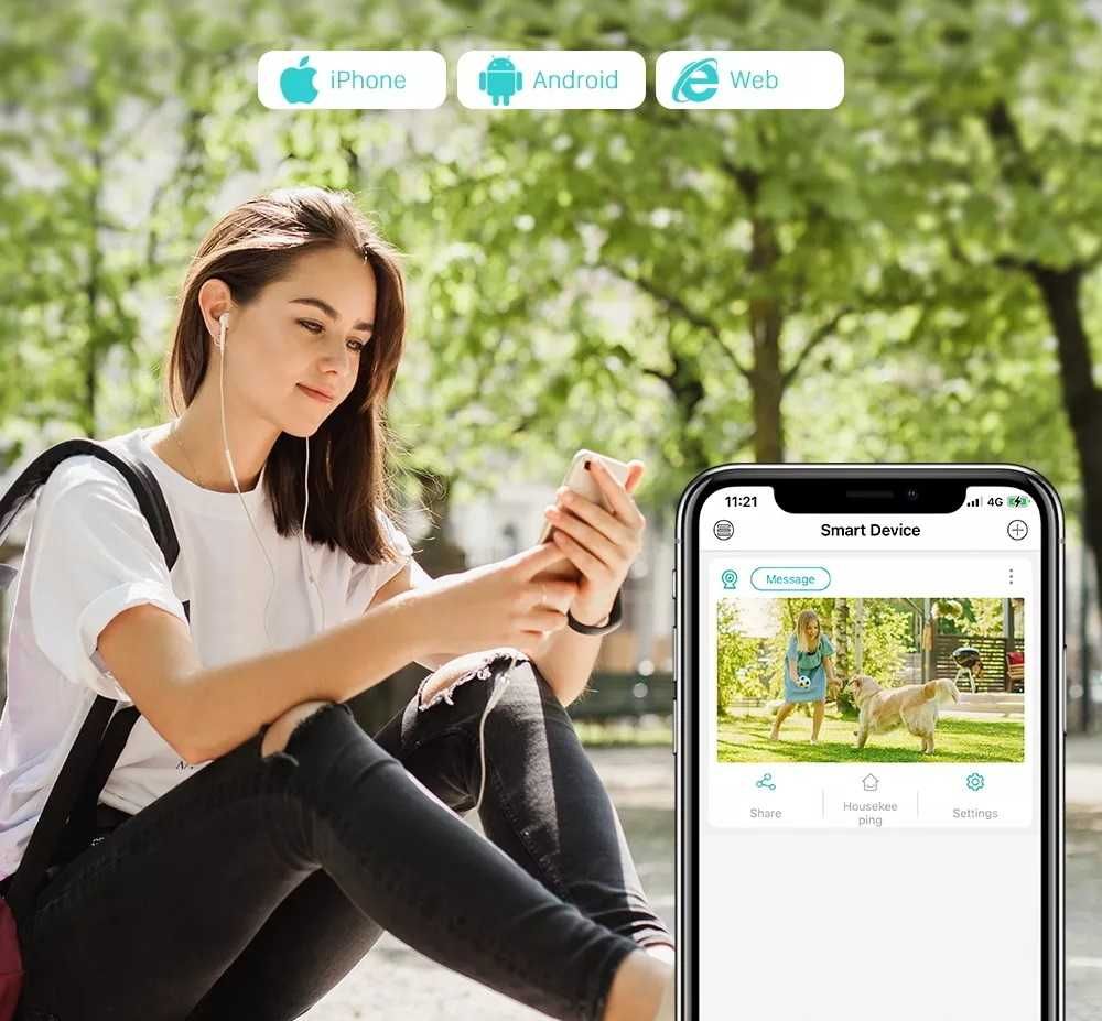 Kamera Bezprzewodowa Obrotowa Digicam 2.0 Wifi 8Mpx