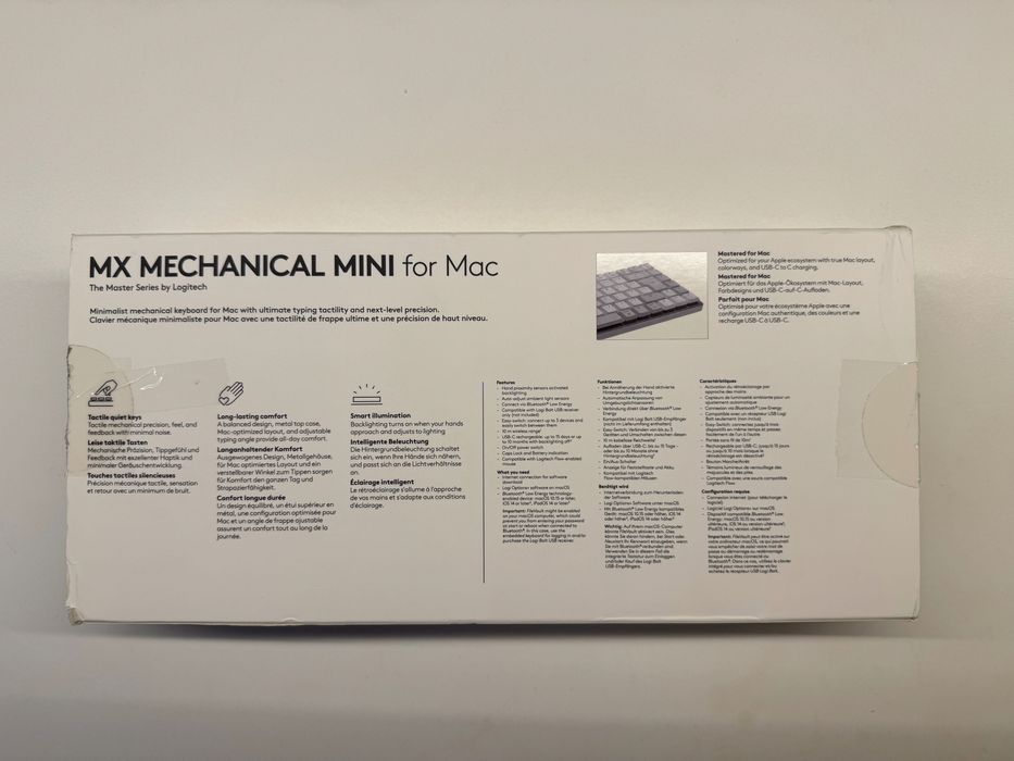 Klawiatura Logitech MX Mechanical Mini for Mac Tactile Quiet  US INTL