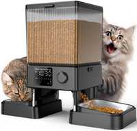 Oneisall 5L automat do karmy dla kotów, 2 miski