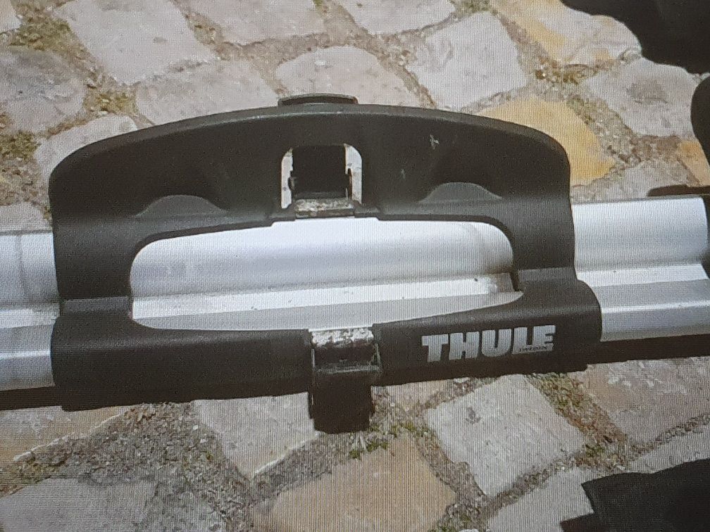 Conjunto de barras e suportes de tejadilho thule  120€