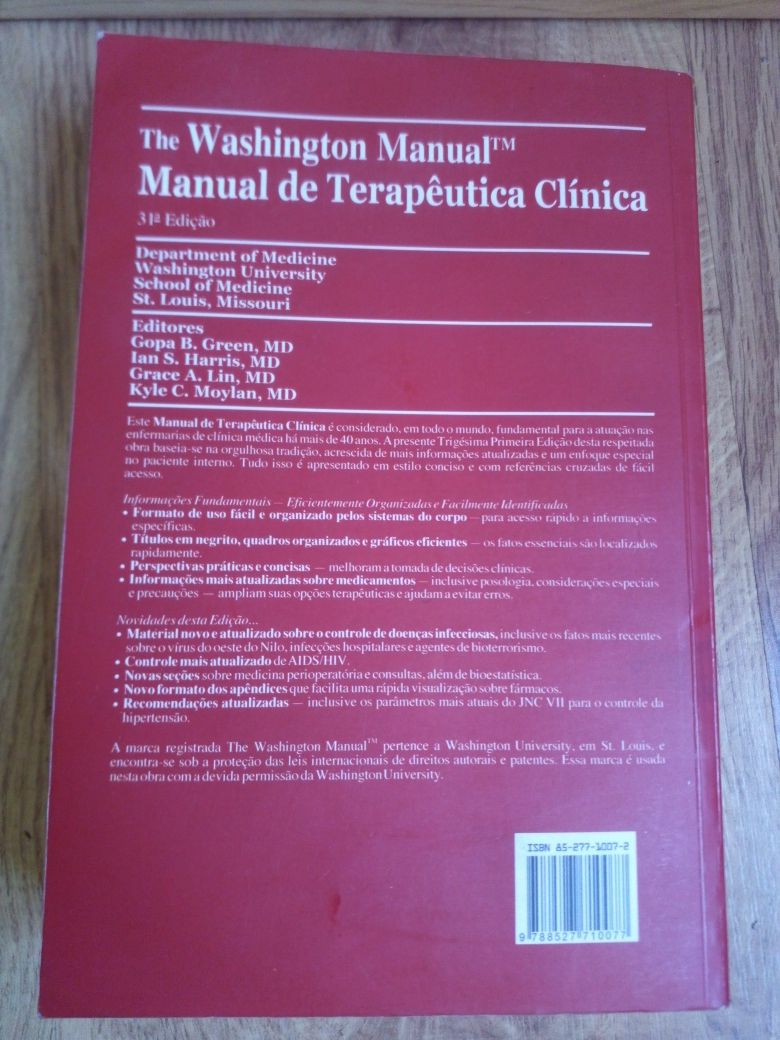 Manual de terapêutica clinica