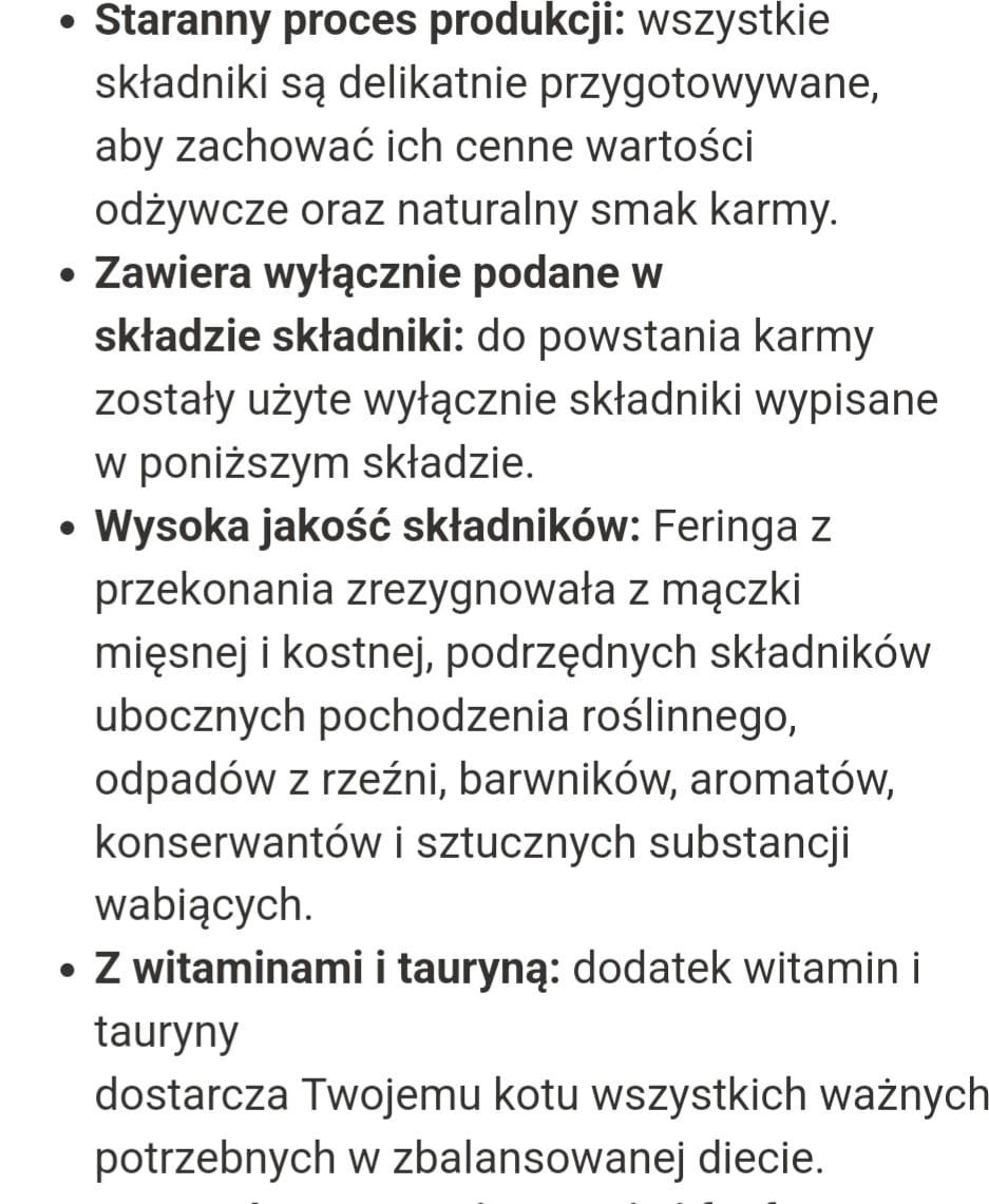 12x800g Feringa Classic Meat kurczak z pstrągiem bez ZBÓŻ Wysokiej jak