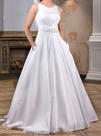 OKAZJA!!! Suknia ślubna Audrey rozmiar 38 - prosta, elegancka