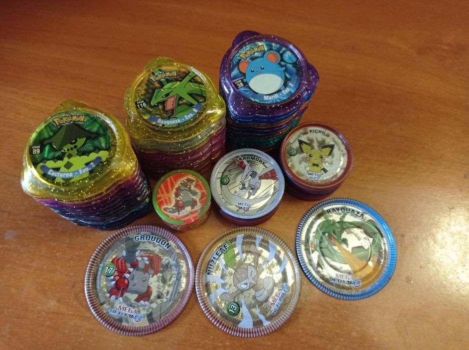 Tazos Pokemons - Kraks Panini e Metal